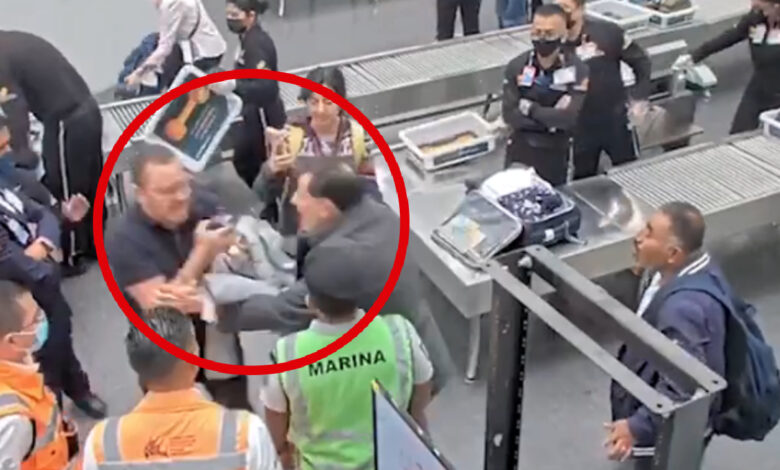 Fernández Noroña acusa 'agresión' en AICM; aeropuerto responde | Video