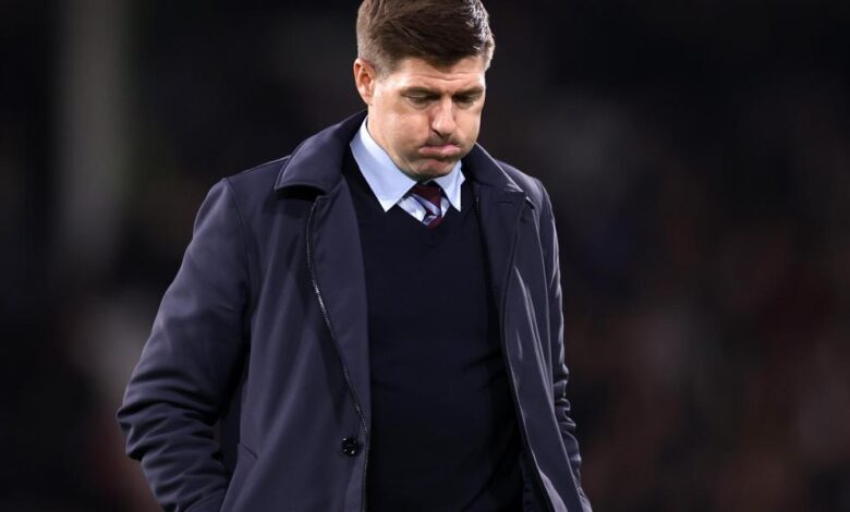 Gerrard, al filo de la destitución tras caer el Aston Villa ante el Fulham