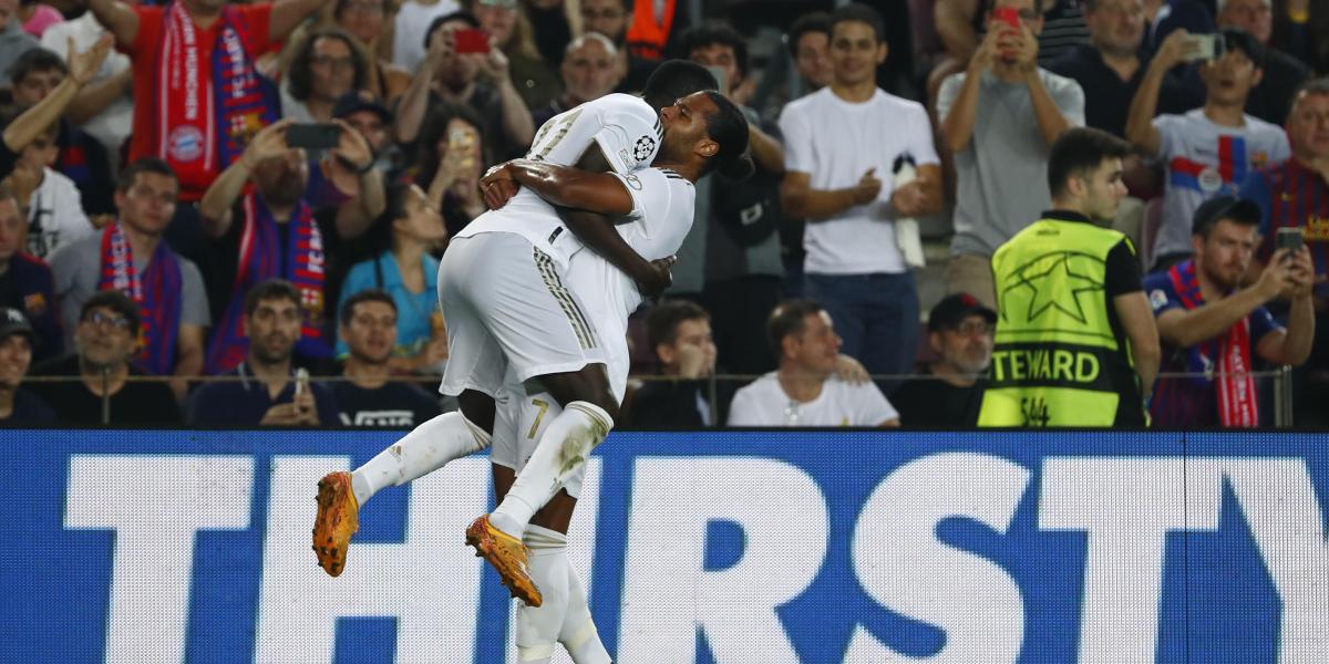 Gnabry hizo historia ante el Barça