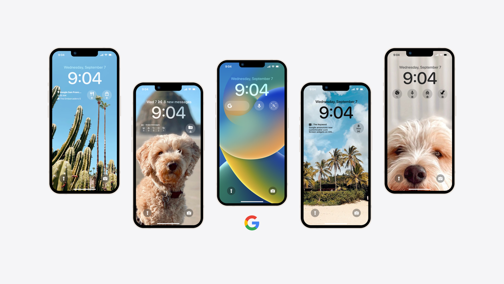 Google comienza a implementar sus widgets de pantalla de bloqueo de iOS 16