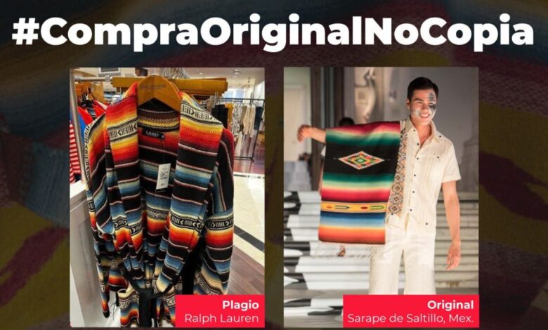 Gutiérrez Müller acusa a Ralph Lauren de plagio por diseño indígena