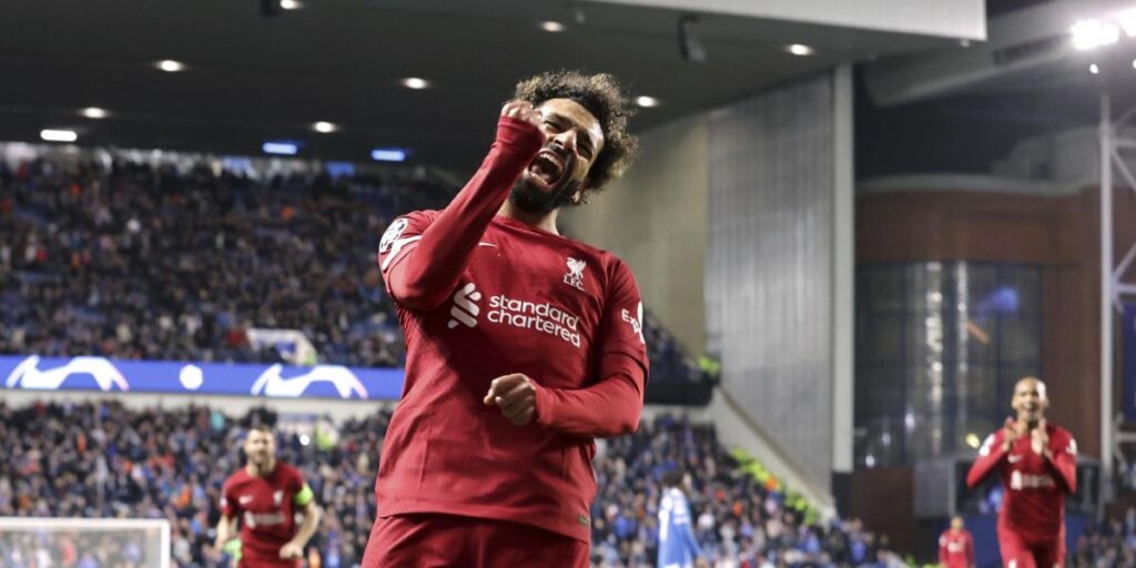 Histórico Salah: logró el 'hat trick' más rápido de la Champions