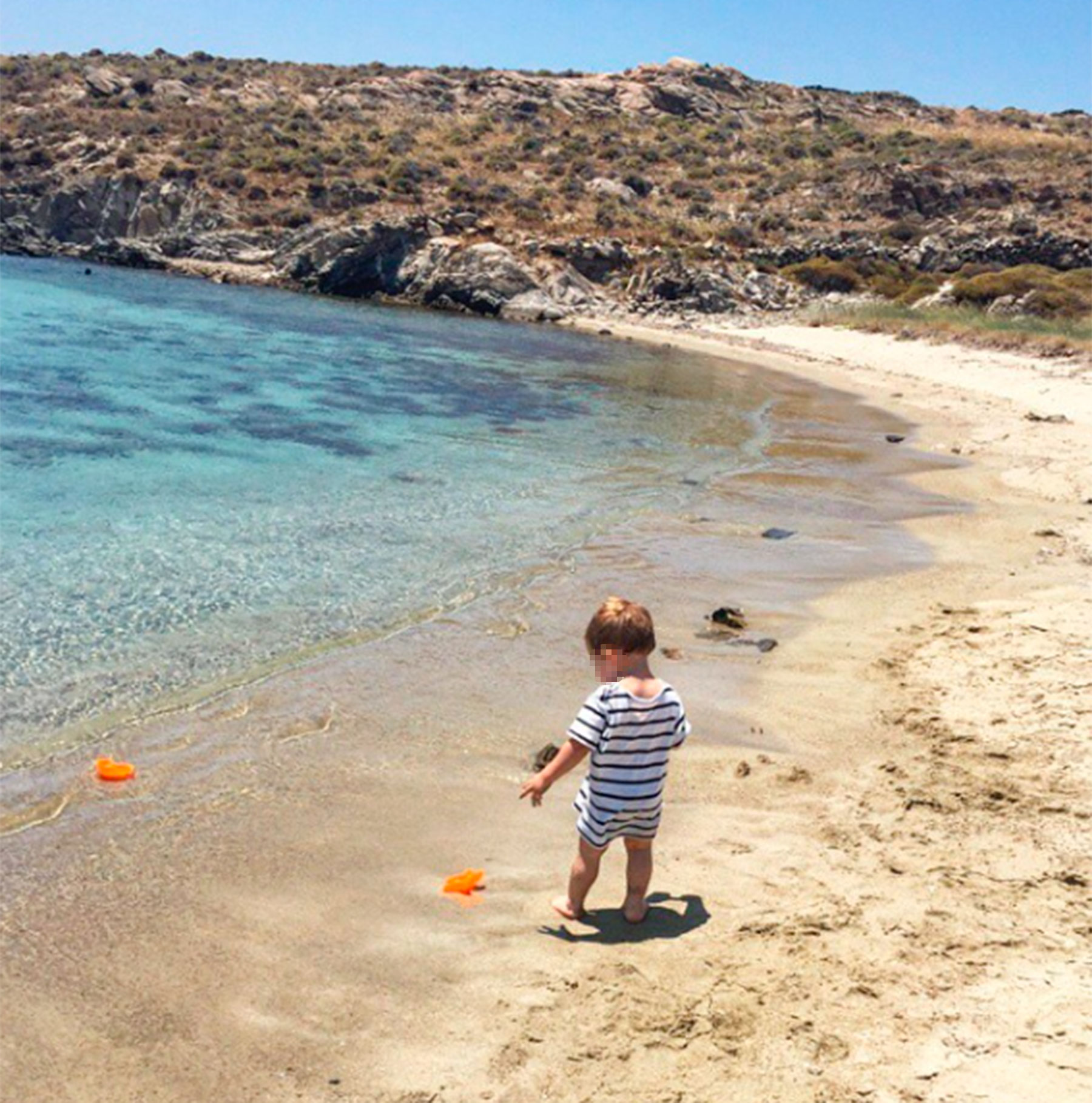 El hijo de Casillas, en Grecia / Instagram