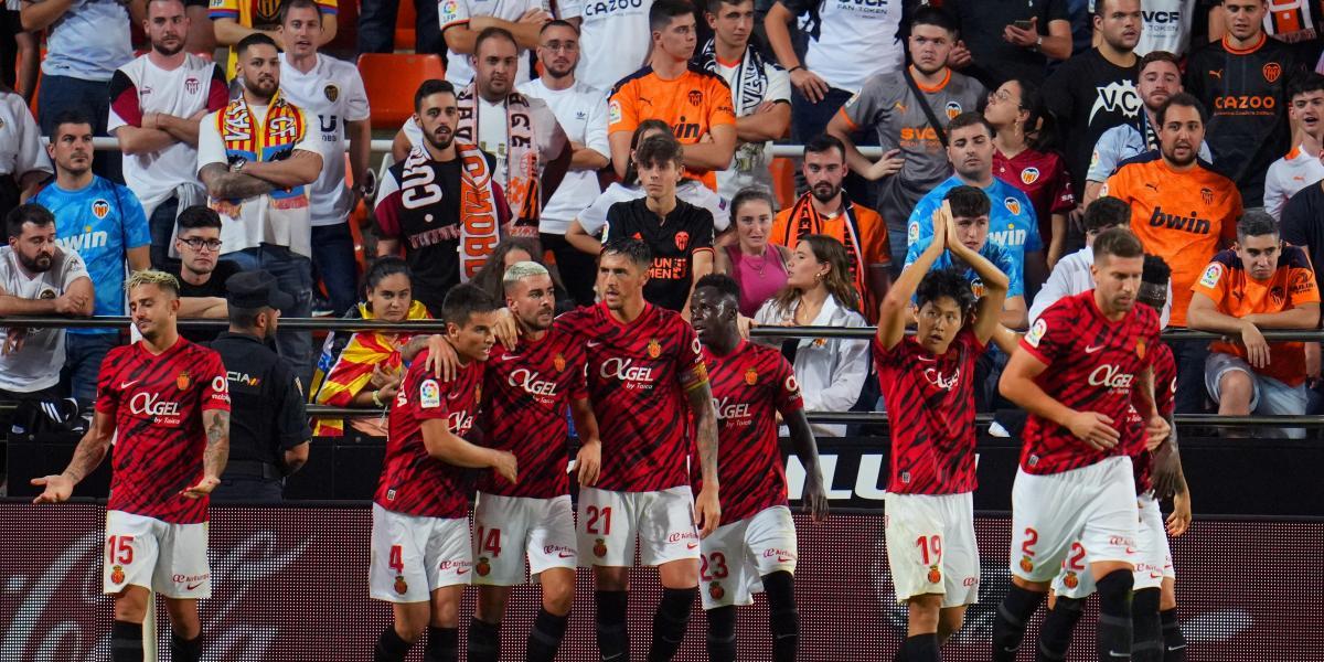 Kang In Lee cumple con la ley del ex y el Mallorca asalta Mestalla