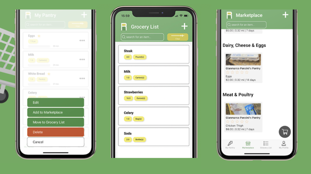 La aplicación Recelery para 'compartir comestibles' permite a los usuarios revender alimentos para ayudar a minimizar el desperdicio