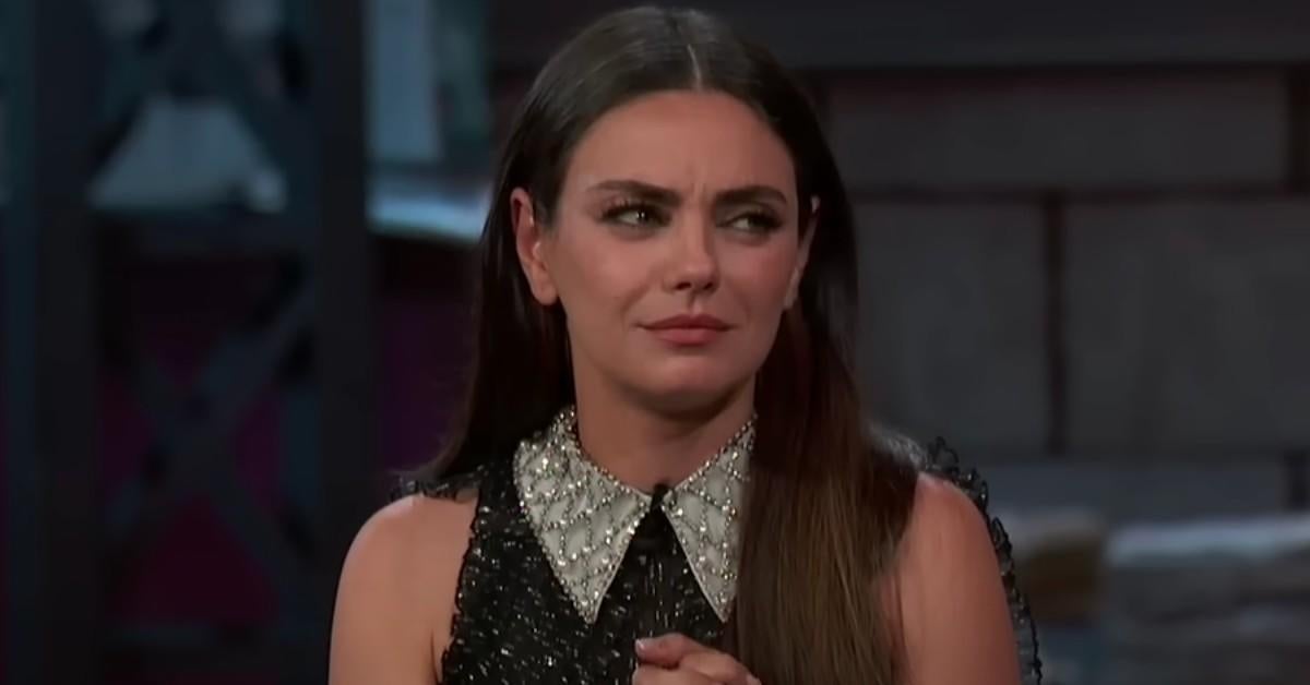 La estrella del programa de los 90, Mila Kunis, tuvo una reacción hilarante al ser abucheada por Jimmy Kimmel