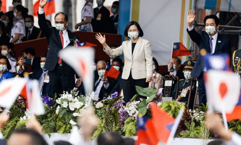 La presidenta de Taiwán asegura que la guerra con China “no es una opción” pero alerta sobre las “intimidaciones” de Pekín