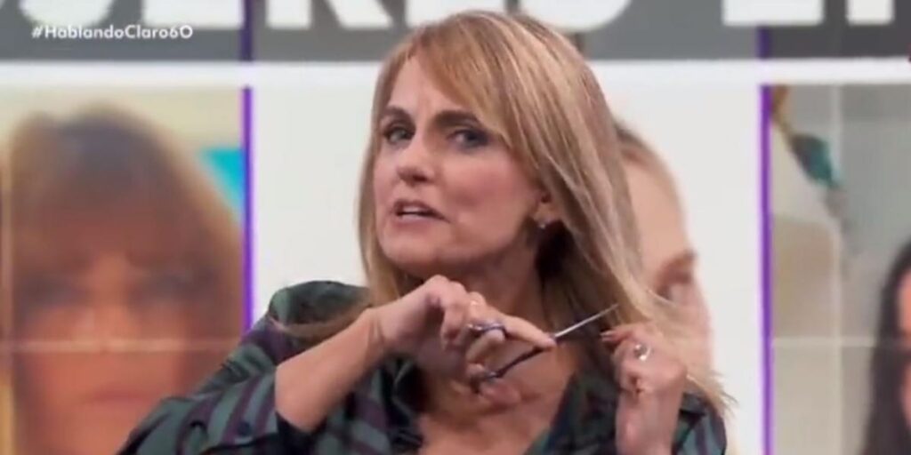 La razón que ha llevado a Lourdes Maldonado a cortarse el pelo en pleno directo