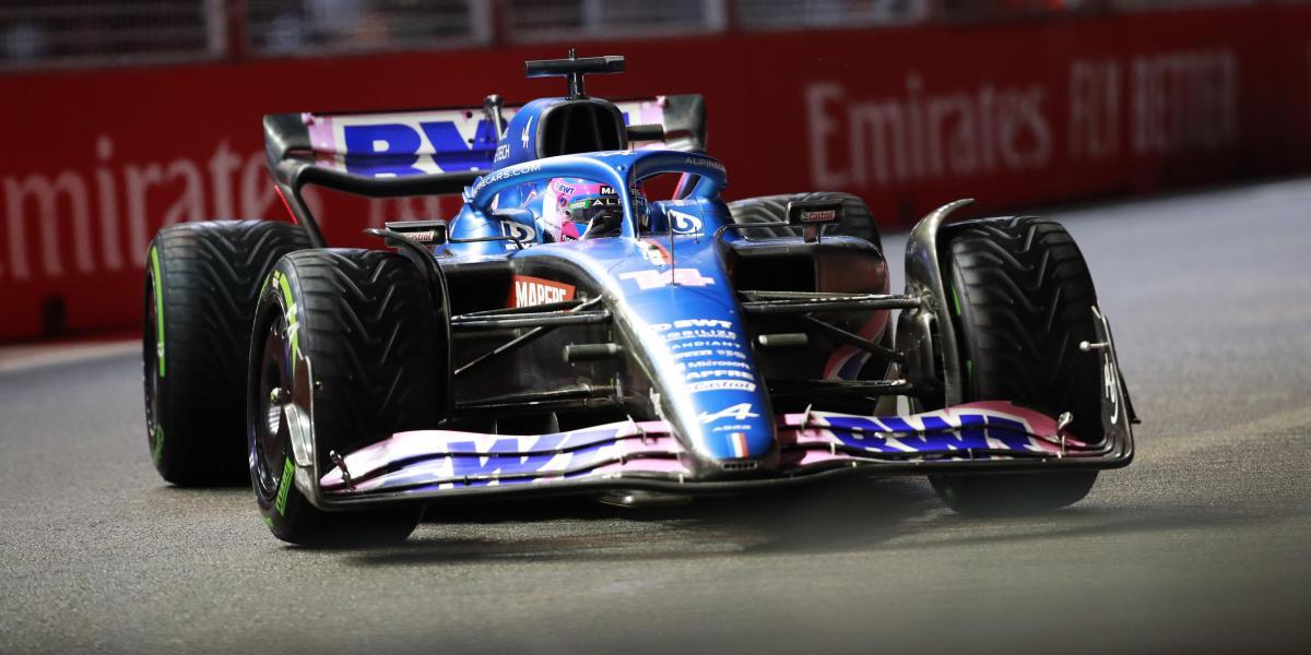 La salida de la Fórmula 1 en Singapur, retrasada más de una hora por lluvia