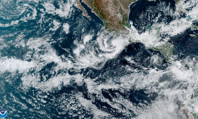 La tormenta tropical ‘Roslyn’ provocará lluvias intensas en Colima, Guerrero y Michoacán