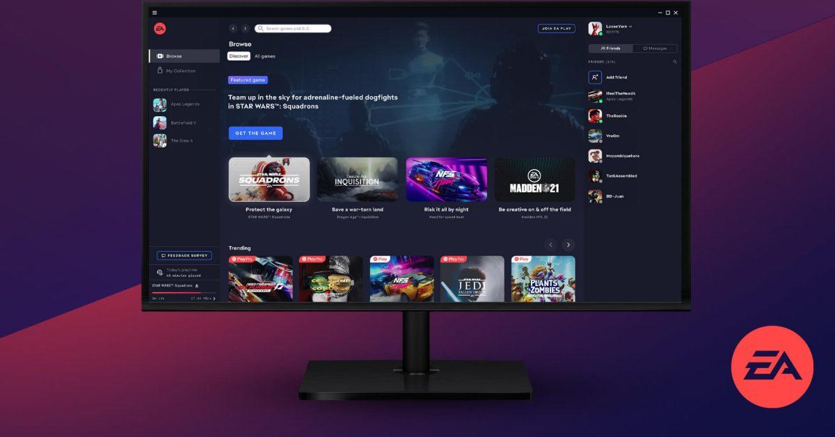 Lanzamiento de la nueva aplicación EA, que reemplazará a Origin