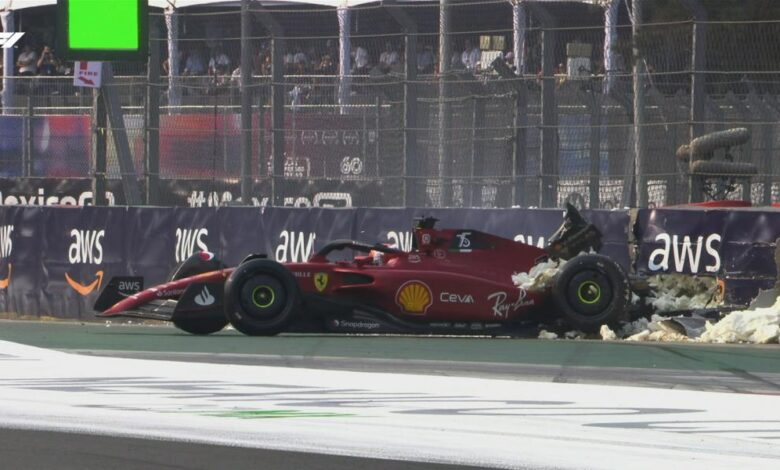 Leclerc la lía en unos Libres 2 convertidos en test Pirelli en México