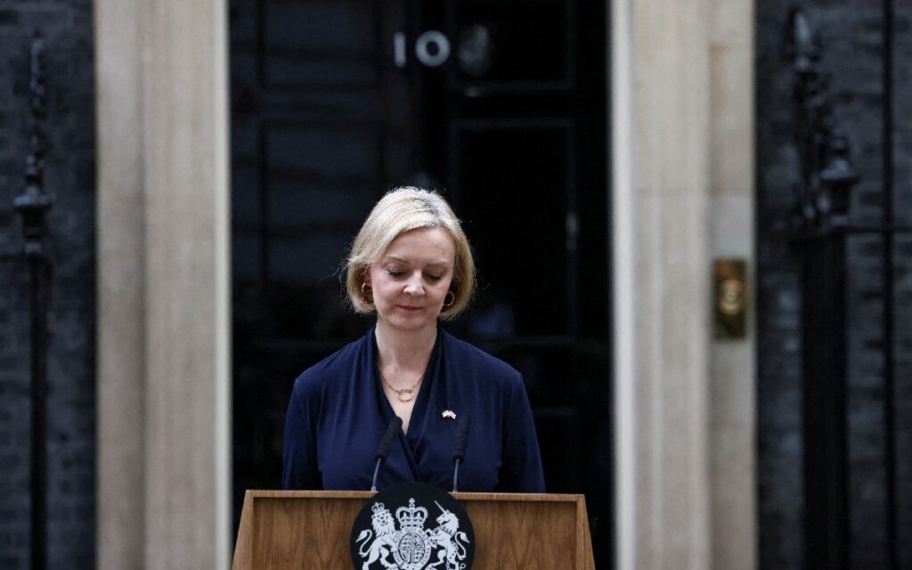 Liz Truss renuncia como primera ministra del Reino Unido