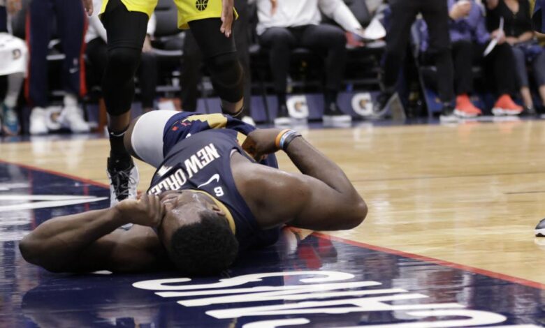 Los Pelicans se duelen ante los Jazz: derrota y lesiones de Zion e Ingram