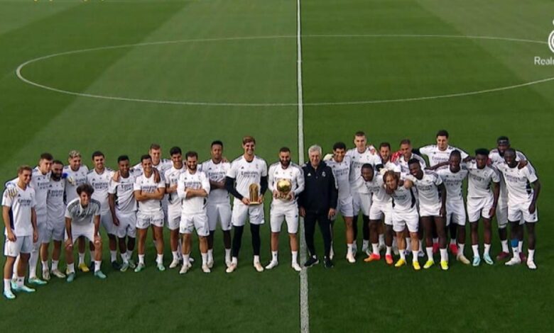 Matinal de celebración en el Real Madrid