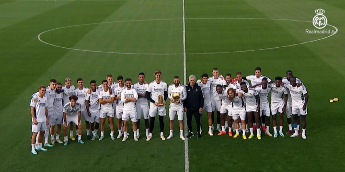 Matinal de celebración en el Real Madrid