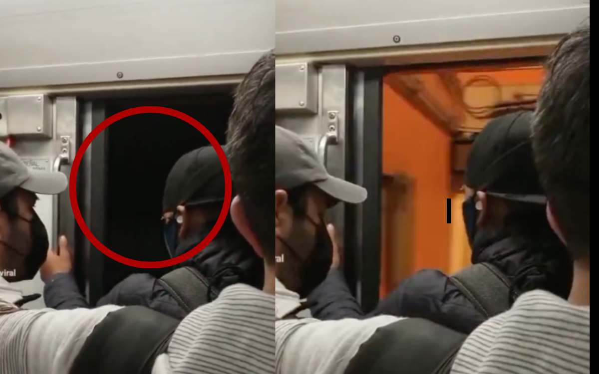 Metro de la Línea 9 circula con puertas abiertas durante varias estaciones | Video