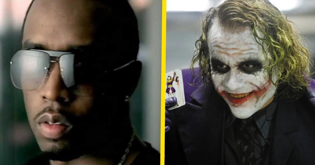 Mira a Diddy transformarse en el Joker de Heath Ledger para Halloween