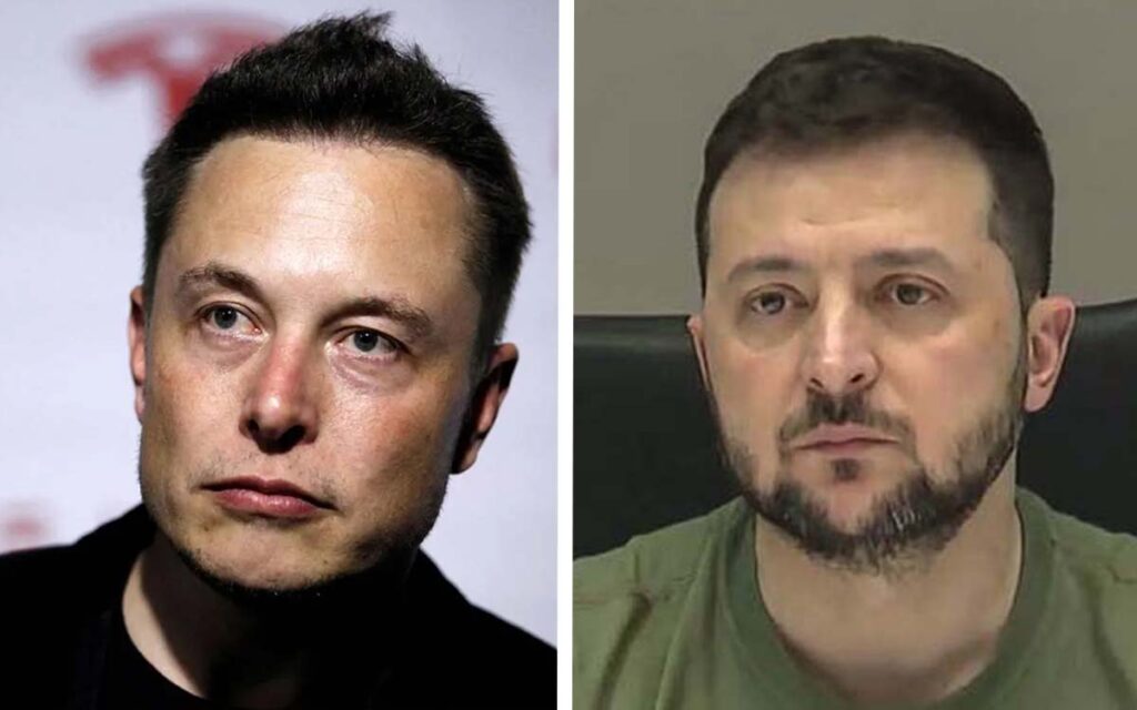 Musk y Zelenski se enfrentan en Twitter por el plan de paz para Ucrania que propone el multimillonario