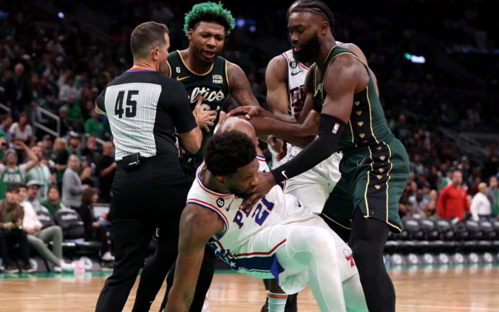 NBA: Marcus Smart asegura que pudo 'haberle roto la cabeza' a Embiid en trifulca | Video
