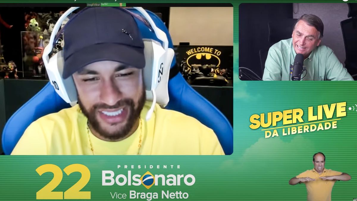 Neymar pide el voto para el presidente: “Sería maravilloso. Bolsonaro, reelegido; Brasil, campeón y todos felices”
