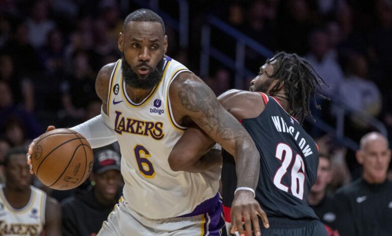 Ni con LeBron ni con Davis. Los Blazers lo ratifican: los Lakers no dan para más