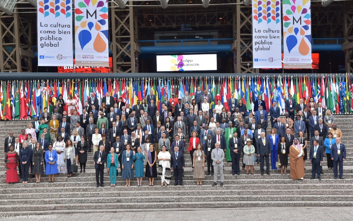 Países protestan contra Rusia durante clausura de Mondiacult en CDMX