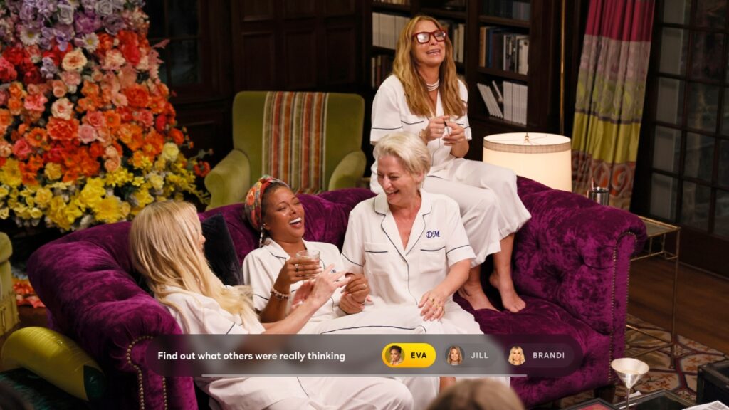 Peacock experimenta con escenas interactivas para darles a los fanáticos una inmersión profunda en 'Real Housewives'