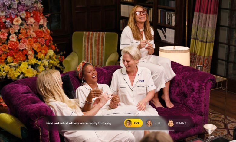 Peacock experimenta con escenas interactivas para darles a los fanáticos una inmersión profunda en 'Real Housewives'