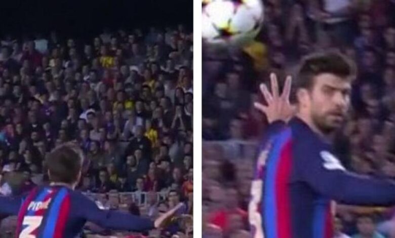 Piqué y Busquets, señalados otra vez