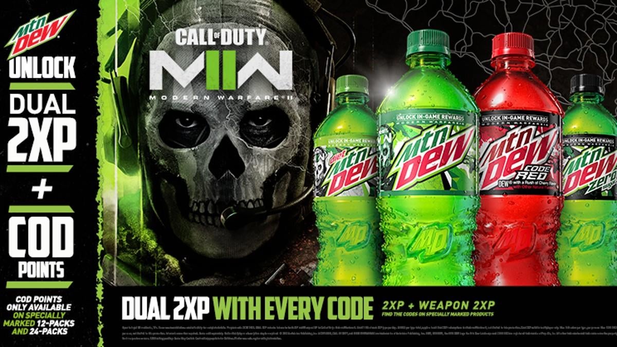Recompensas de Modern Warfare 2 Mountain Dew reveladas