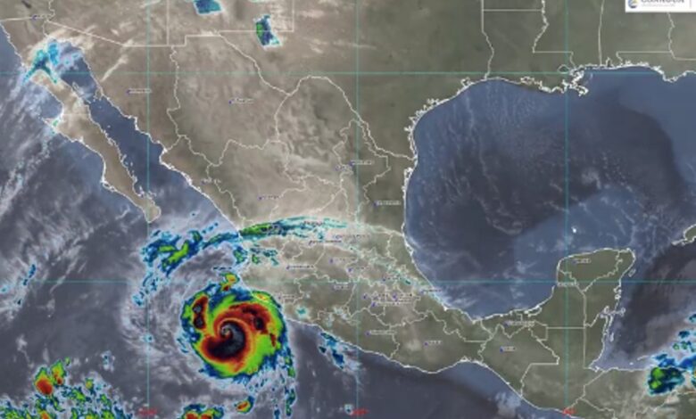 'Roslyn' ya es huracán categoría 4; conoce su trayectoria y los estados que afectará