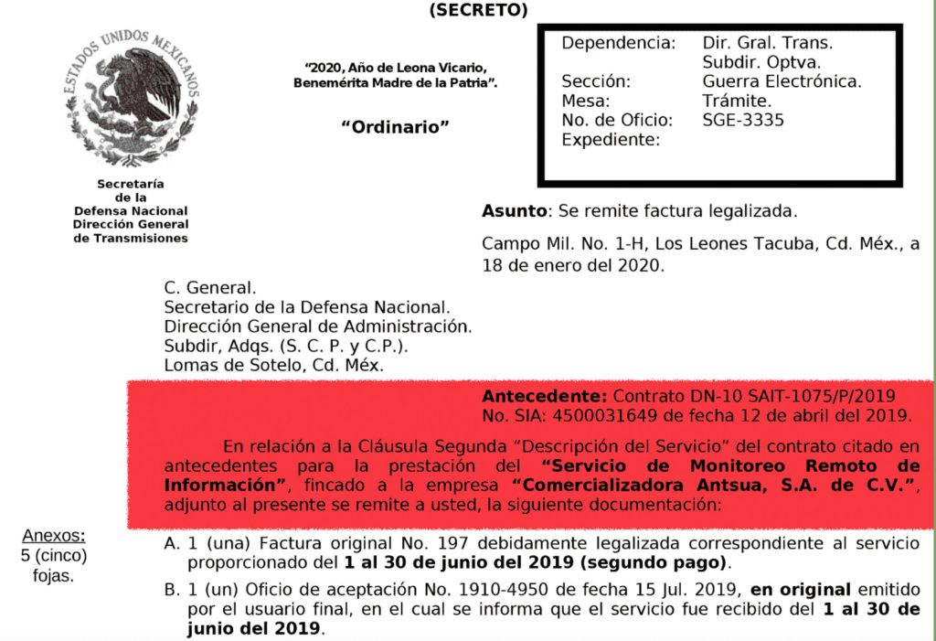 Sedena ocultó contratos de espionaje; AMLO no desmintió evidencia: Investigadores de Ejército Espía