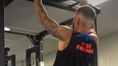 Sergio Ramos se machaca en el gimnasio con la mente puesta en la Champions