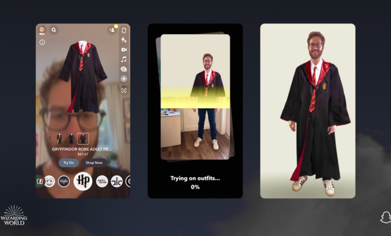 Snapchat ahora te permite probarte y comprar disfraces de Halloween directamente desde su aplicación
