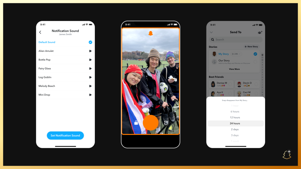 Snapchat amplía su suscripción paga con controles de caducidad de Story, sonidos personalizados y más
