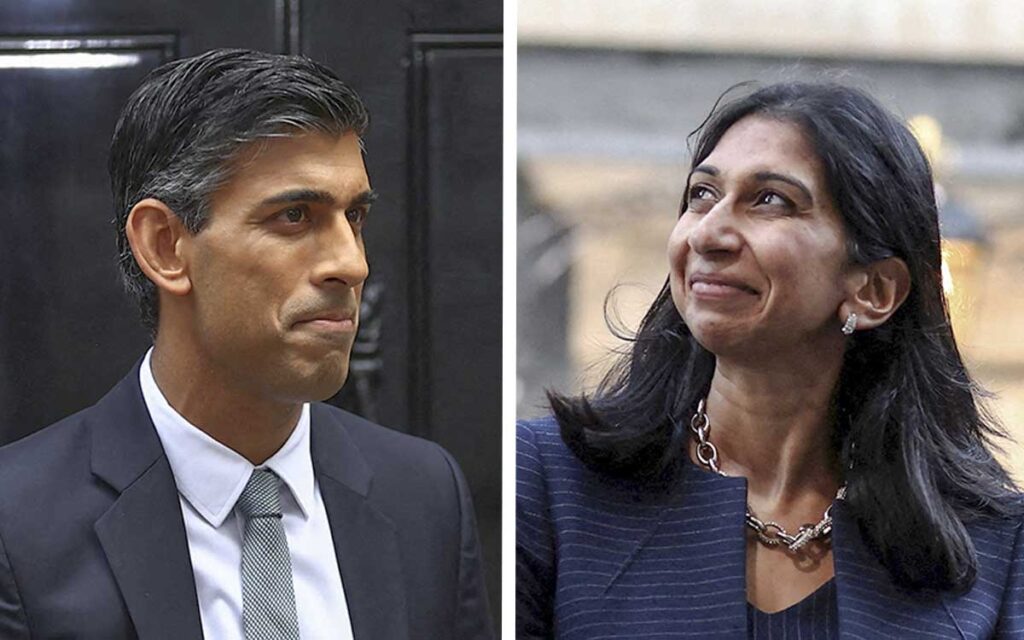 Sunak regresa a Suella Braverman al Ministerio del Interior y provoca polémica