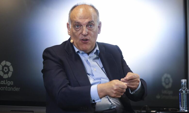 Tebas: "La Superliga es mucha cosmética"