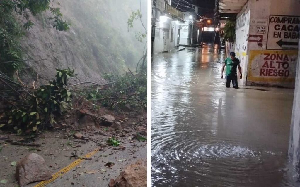 Tormenta 'Karl' deja un muerto y más de mil evacuados en su paso por Chiapas