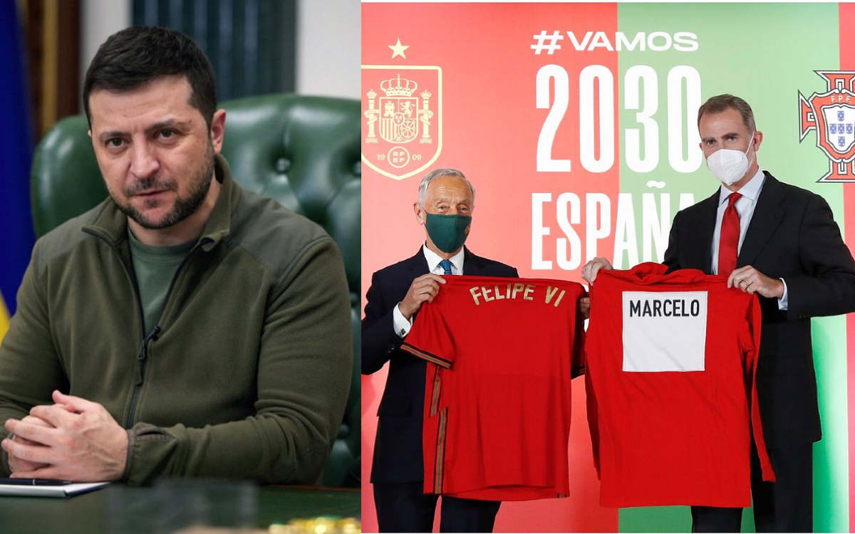 Ucrania busca ser sede del Mundial 2030, junto a España y Portugal | Tuit
