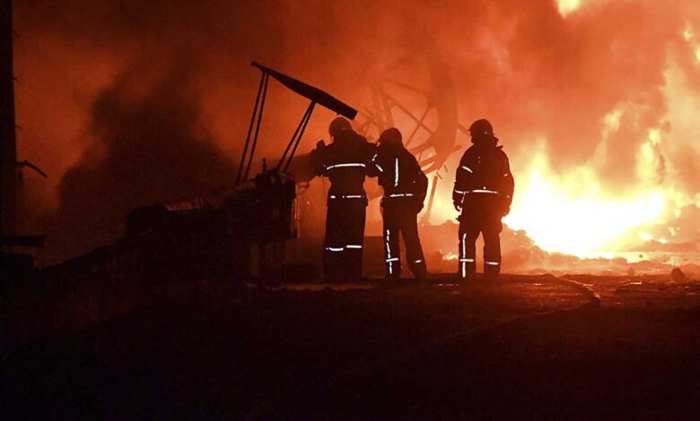 Ucrania denuncia ataques con 'drones kamikaze' sobre el centro de Kiev