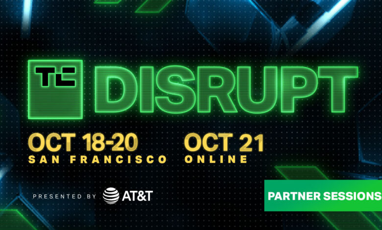 Vea todas las sesiones de socios en el escenario TC+ en Disrupt