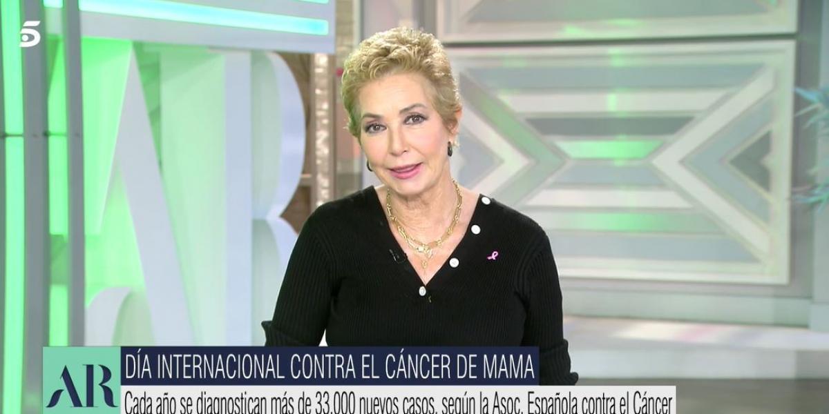 "No somos valientes ni heroínas": el mensaje de Ana Rosa el Día del Cáncer de Mama