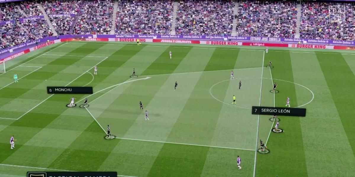 ¿Fuera de juego previo al gol del Valladolid?