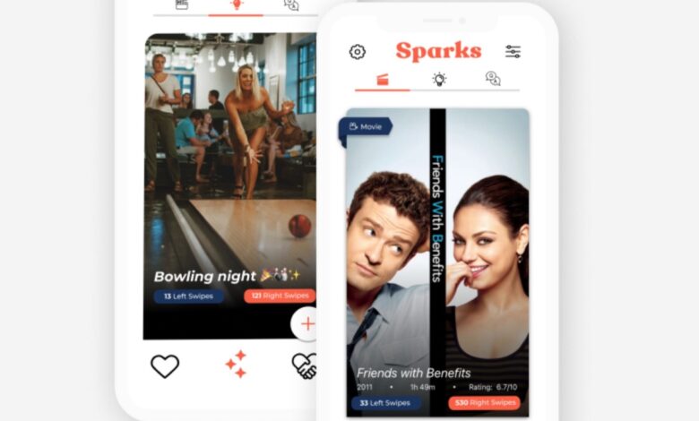 ¿Noche de cita? La aplicación de relaciones Sparks quiere ayudarte a planificar una agradable velada