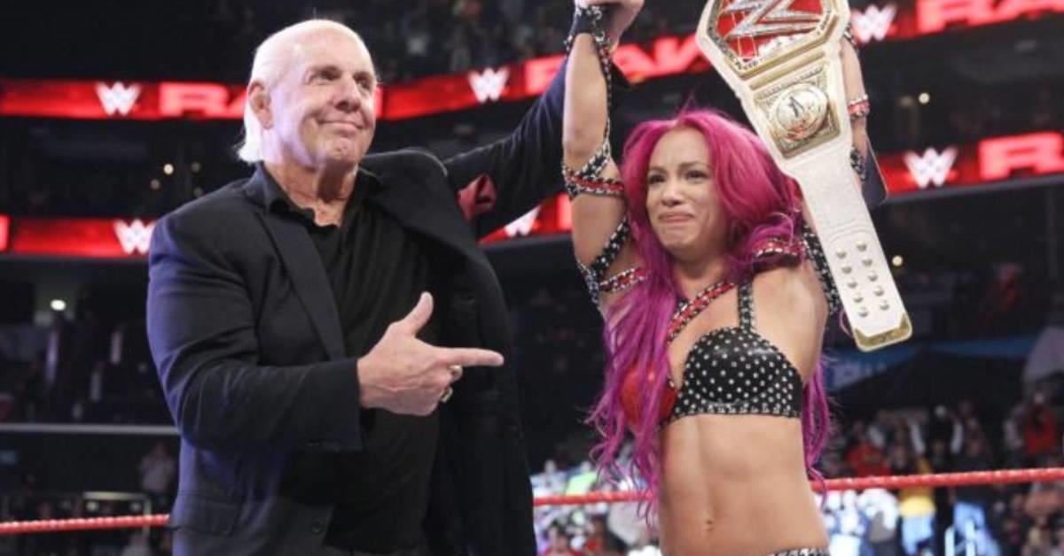 ¿Ric Flair acaba de provocar una pelea con Sasha Banks?