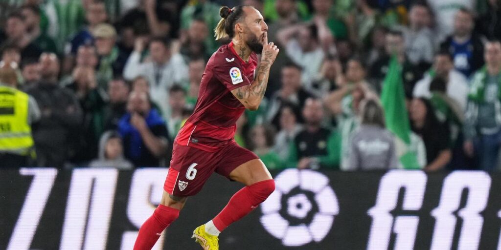 ¡Gudelj empata para el Sevilla con un zapatazo descomunal!