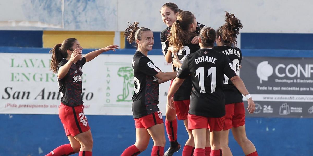 0-2. El Athletic rompe el gafe de La Palmera con un triunfo vital