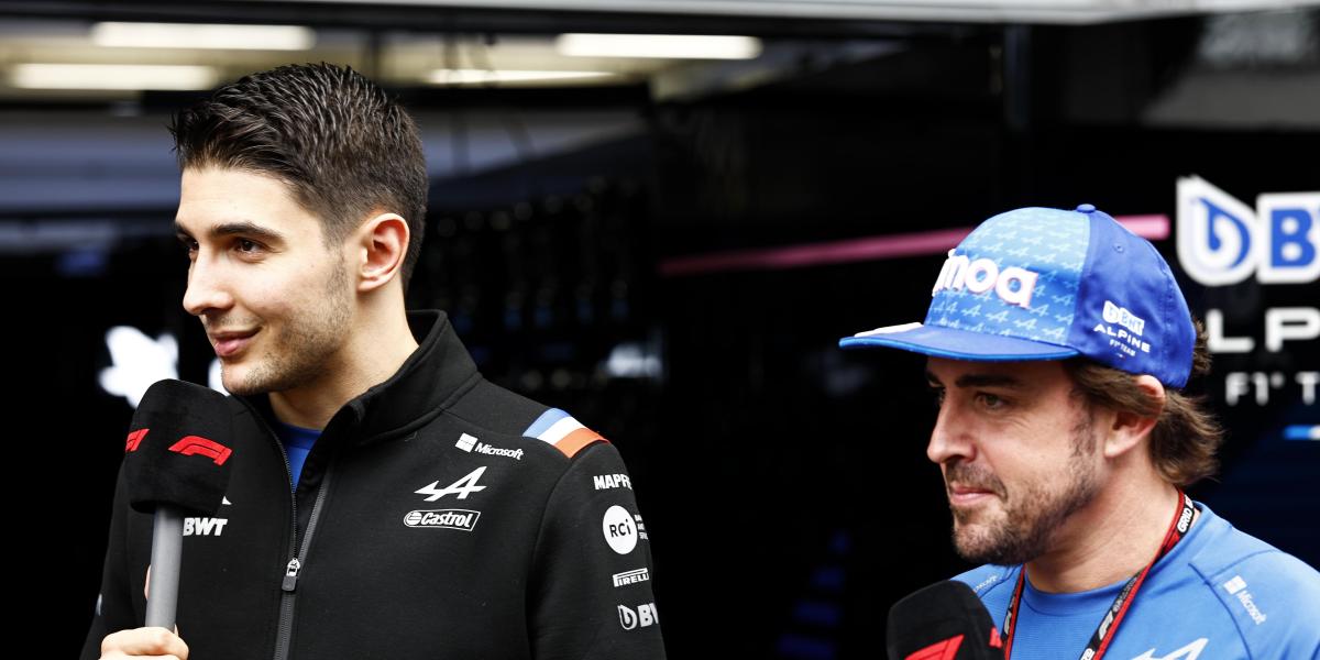 'Rajada' de Ocon sobre Alonso