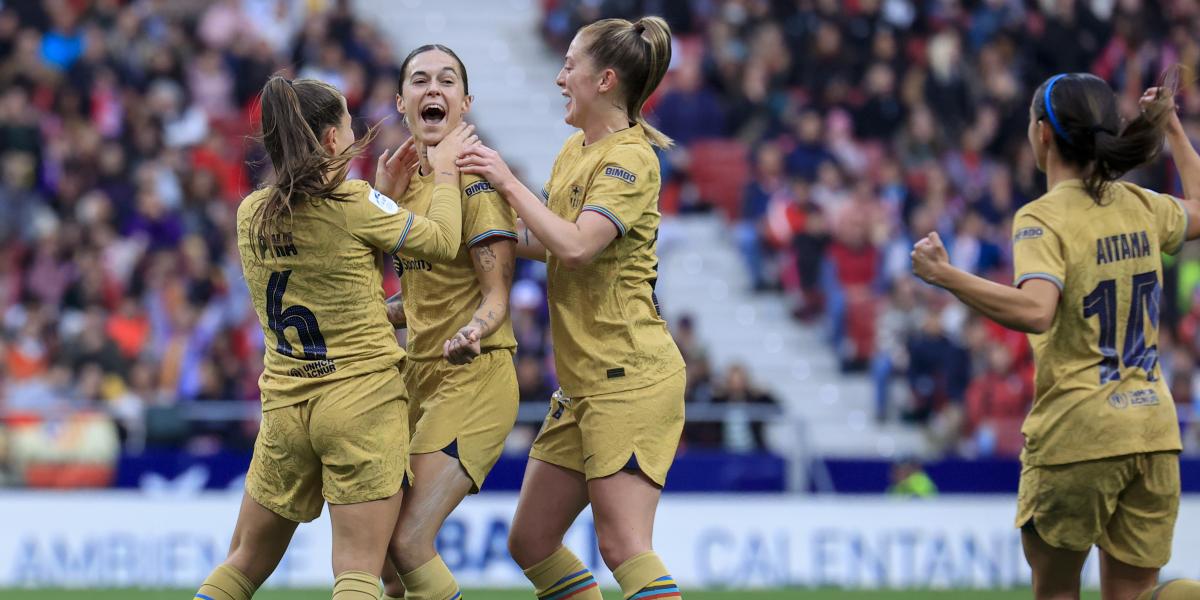 1-6: El Barça se da un festín en el Metropolitano